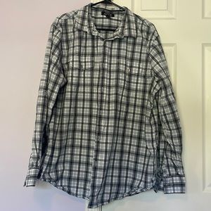 Men’s long sleeve dress shirt. Casual. Apt 9 Size extra large